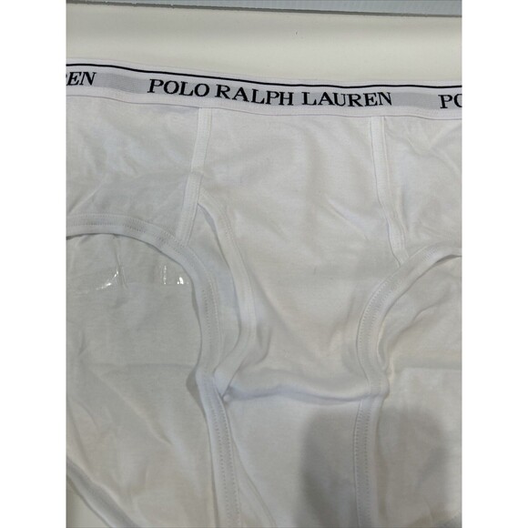Polo Ralph Lauren Mens 2-Pack Briefs Underwear Classic Fit White Men's 4XL - Picture 4 of 11